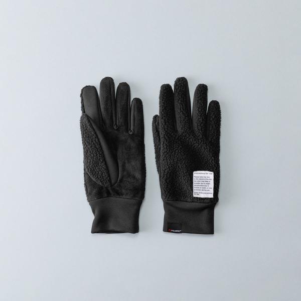 ☆ ブラック ☆ 21cm ☆ WOMEN POLARTEC ThermalPro ピッグスエードコ...