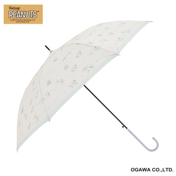 ☆ かわいい犬 ☆ ピーナッツUVカット長傘 60cm キッズ 傘 キャラクター スヌーピー グッズ...
