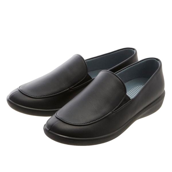 ☆ ブラック ☆ 24.5cm 靴 レディース 歩きやすい 50代 通販 60代 軽い カジュアルシ...