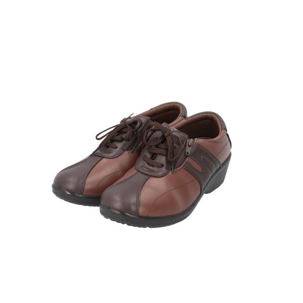 ☆ BROWN ☆ 24cm ☆ PARK AVENUE レディース コンフォートシューズ コンフォ...