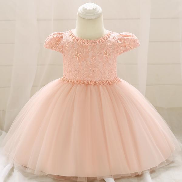 ☆ ライトピンク ☆ 90センチ ベビー ドレス 女の子 通販 ベビードレス 結婚式 子供 子ども ...