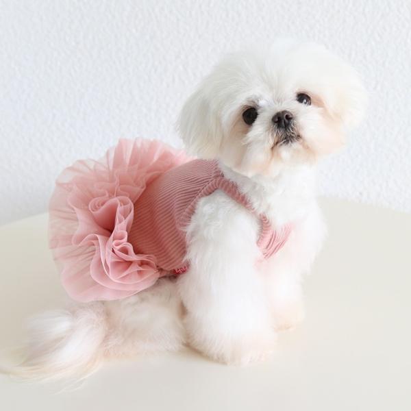 ☆ ピンク ☆ XS ☆ ワンピース 犬服 バレリーナチュチュワンピ 犬 夏服 犬服 洋服 ワンピー...