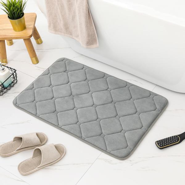 ☆ グレー ☆ バスマット ☆ バスマット 速乾 50x80cm pmybath08 バスマット 速...