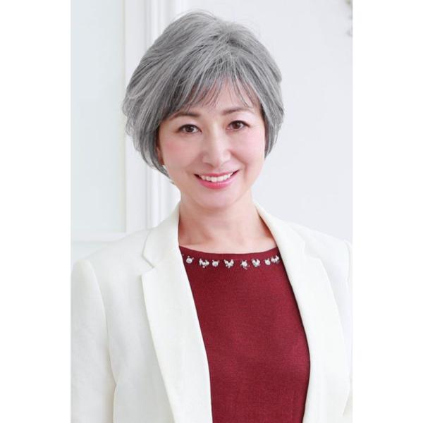 ☆ TGH.耐熱グレーヘア プリシラ ウィッグ フルウィッグ 通販 ショート 自然 ボブ 黒髪 大人...