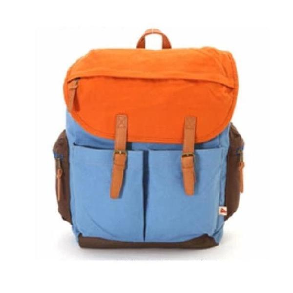 ☆ B.オレンジx水色xブラウン リュック レディース ph-ruck-14-1267 レディースバ...