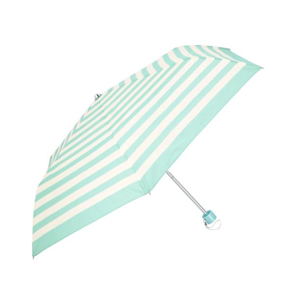 ☆ グリーン ☆ ボーダー 折りたたみ傘 耐風 レディース 通販 折り畳み傘 風に強い 雨傘 かさ ...