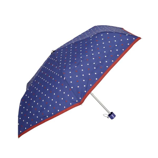 ☆ ネイビー ☆ ドット 折りたたみ傘 耐風 レディース 通販 折り畳み傘 風に強い 雨傘 かさ 5...