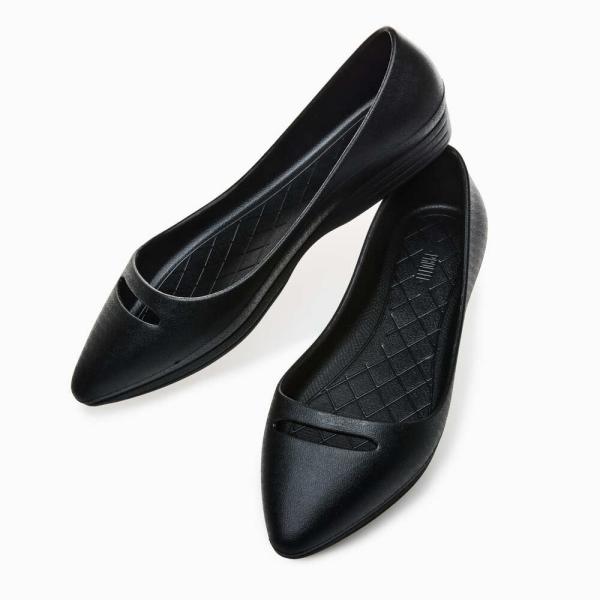 ☆ ブラック ☆ M(23.5-24.0cm) ☆ リカバリーパンプス リカバリーサンダル パンプス...