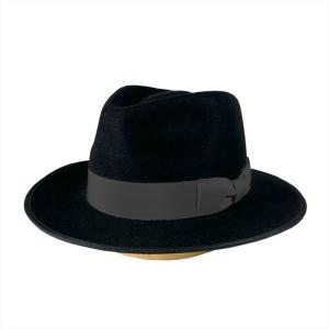 ☆ ブラック ☆ ReqHatter 106 2トーンミドルブリムハット 帽子 メンズ ハット ReqHatter RH106 レックハッター 2トーンミドルブリムハット｜lucky13