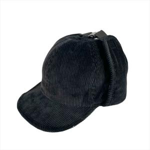 ☆ ブラック ☆ ReqHatter 607  コーデュロイイヤーカバーキャップ キャップ メンズ 帽子 ReqHatter RH607 レックハッター｜lucky13