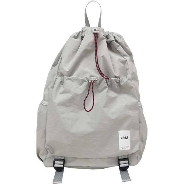 ☆ ライトグレー ☆ L.R.M ドロスト巾着リュック LRM バッグ RK-1172 リュック ド...