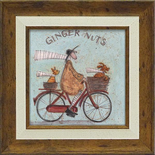 ☆ ジンジャーナッツ ☆ SamToft サムトフト アートポスター サムトフト 絵画 約24cm ...