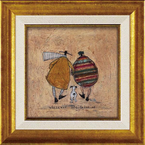 ☆ 何があっても大丈夫 ☆ SamToft サムトフト アートポスター サムトフト 絵画 約24cm...