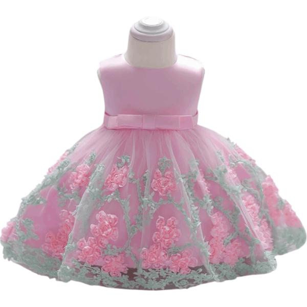 ☆ ピンク ☆ 80CM ☆ 子供 ドレス ベビードレス キッズ ドレス キッズドレス ベビードレス...