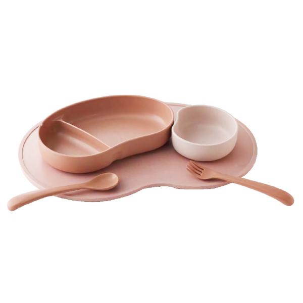 ☆ ピンク ☆ SUCSUC ギフトセット4点セット SUCSUC スクスク ベビー 食器 セット ...