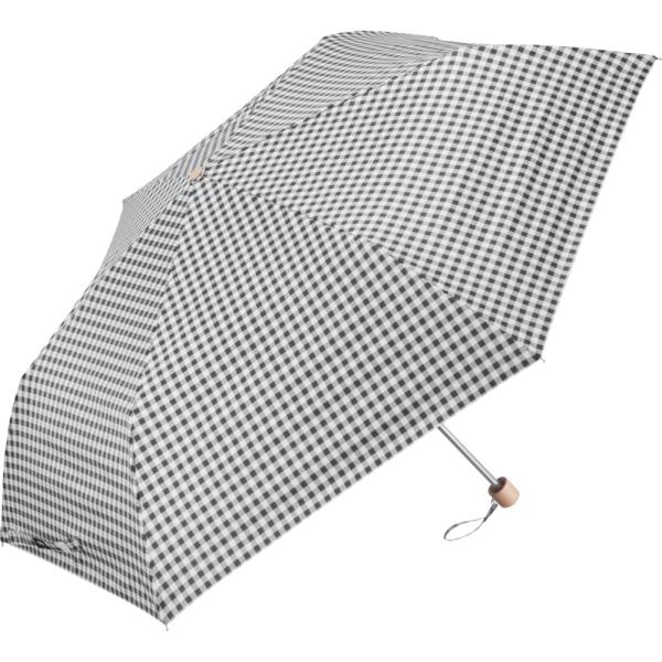 ☆ ギンガムチェックグレー ☆ ぺん細サンシェイド 折 50cm ウォーターフロント Water f...