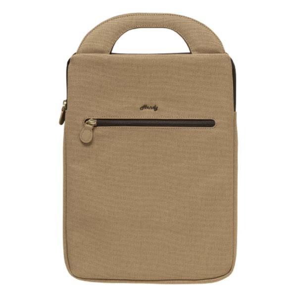 ☆ ベージュ ☆ タブレットポーチ Handy かわいい タブレットケース 小学生 パソコンケース ...