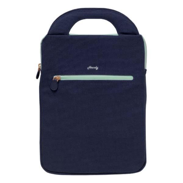 ☆ ネイビー ☆ タブレットポーチ Handy かわいい タブレットケース 小学生 パソコンケース ...