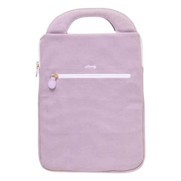 ☆ パープル ☆ タブレットポーチ Handy かわいい タブレットケース 小学生 パソコンケース ...