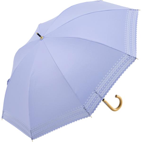☆ ヒートカットパープル ☆ 晴雨兼用 手開き式長傘 50cm 晴雨兼用 長傘 50cm 晴雨兼用傘...