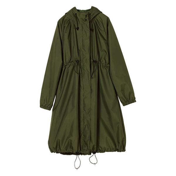 ☆ オリーブグリーン レインコート レディース おしゃれ 通販 ロング モッズ 長め 防水加工 はっ...