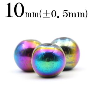 Lucky365 1粒売り 天然石 グリーンアゲート 緑縞瑪瑙 丸ビーズ 10mm