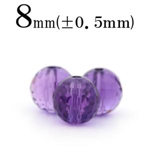 Lucky365 1粒売り 天然石 パープルアゲート 紫縞瑪瑙 丸ビーズ 10mm