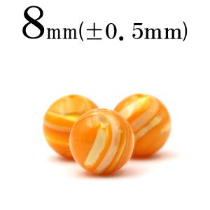 Lucky365 1粒売り 天然石 グリーンアゲート 緑縞瑪瑙 丸ビーズ 8mm