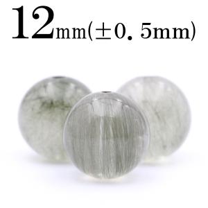 Lucky365 1粒売り 天然石 バンブーアゲート 竹葉瑪瑙 玉ビーズ 12mm