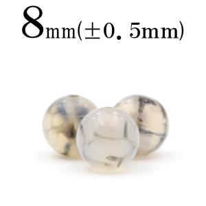 Lucky365 1粒売り 天然石 ラビットヘアホワイトルチルクォーツ 丸