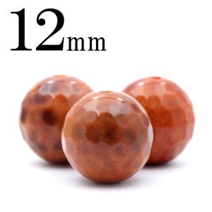 Lucky365 卸売り 眼心 天眼石（縞瑪瑙 アイアゲート）14mm