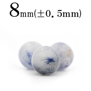 Lucky365 1粒売り 天然石 バンブーアゲート 竹葉瑪瑙 玉ビーズ 12mm