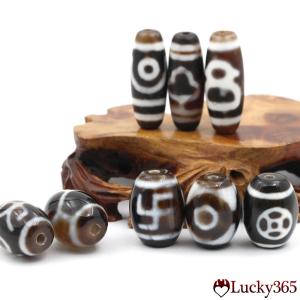 Lucky365 1粒売り 天然石 眼心 天眼石 縞瑪瑙 アイアゲート 手彫り彫刻