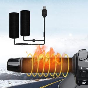 グリップヒーター 巻き付け式 オートバイ用 USBグリップヒーター