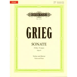 Partition classique EDITION PETERS GRIEG EDVARD   SONATA NO.1 IN  並行輸入品｜lucky39