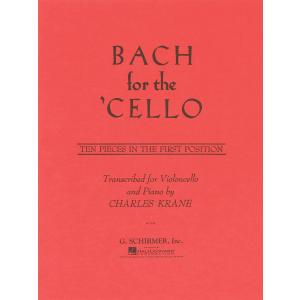 Bach for the Cello: 10 Easy Pieces in 1st Position Bach for the C 並行輸入品