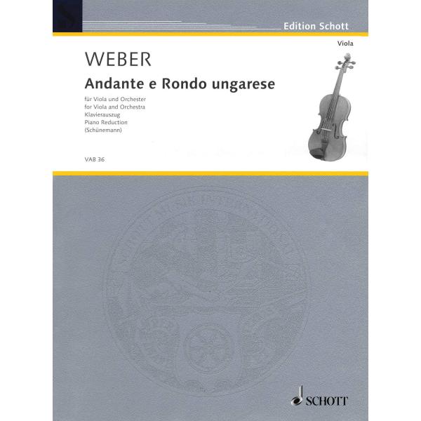 Andante e Rondo Ungarese: Viola and Piano Andante ...