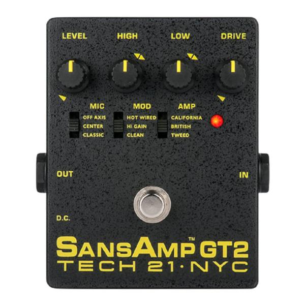 TECH 21 GT2 サンズアンプ SansAmpギター用アナログアンプシミュレーター &amp; オーバ...