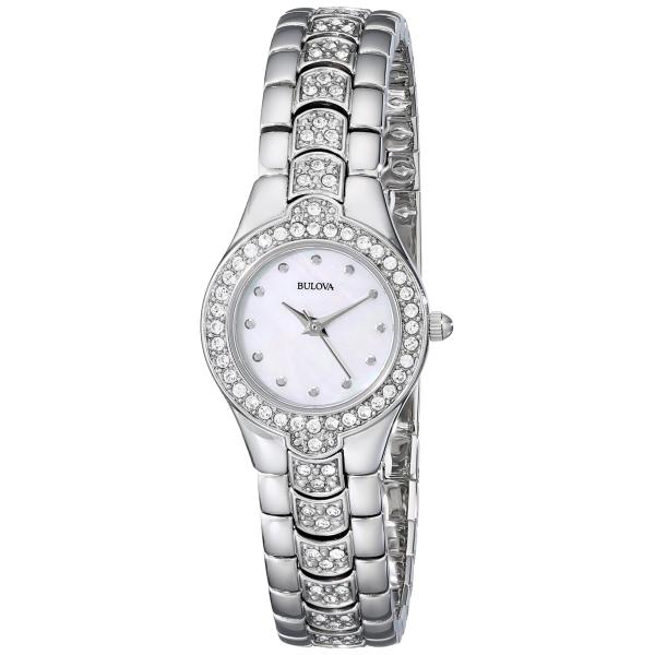 Bulova 96T14 クリスタルウォッチ レディース Bulova Women&apos;s 96T14 ...