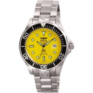 Invicta 3048 メンズ自動グランドダイバー　イエローダイヤルステンレススティールウォッチ Invicta Men's 3 並行輸入品｜lucky39