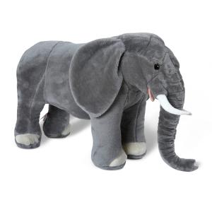 メリッサ＆ダグ象のぬいぐるみ （並行輸入） Melissa & Doug Giant Elephant   Lifelike St 並行輸入品｜lucky39