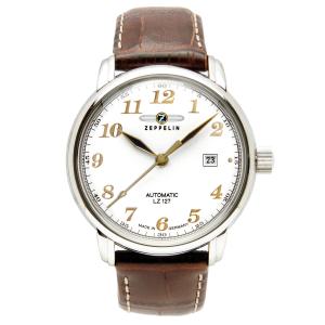 Zeppelin Men's Watch 76561 with Automatic White Dial 並行輸入品｜lucky39