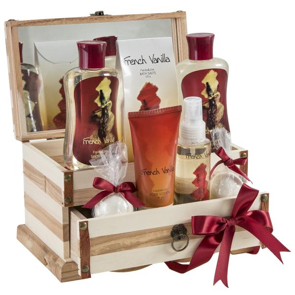 French Vanilla Bath Set Essential Bath and Body Ba...