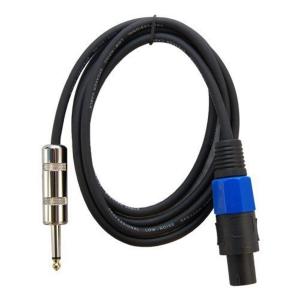 HQRP 6ft Speakon to 1/4 inch (6.35mm) TS Cable Compatible with M 並行輸入品