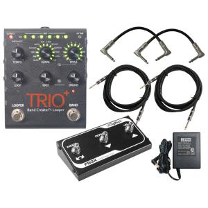 DigiTech Trio+ Band Creator + Looper w/ FS3X Footswitch, 4 Cables 並行輸入品