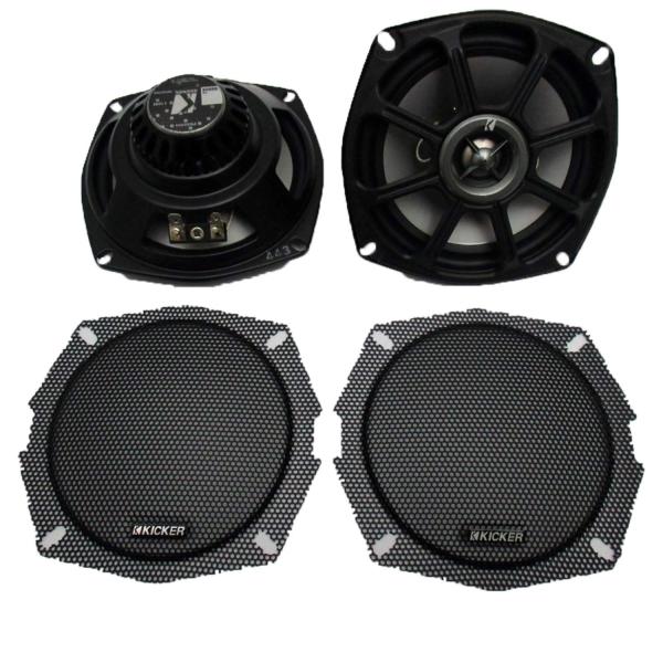 Kicker 10ps5250 5.25 Harley Davidson Motorcycleスピー...