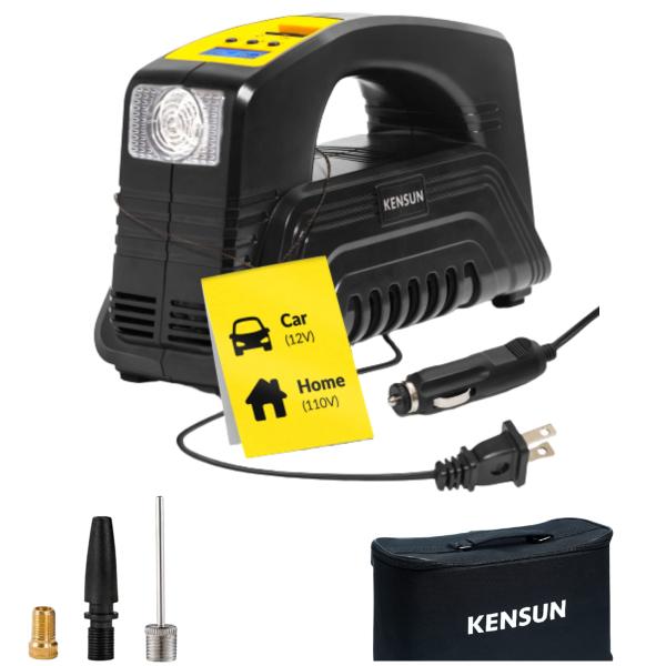 Kensun AC/DC Digital Tire Inflator for Car 12V DC ...