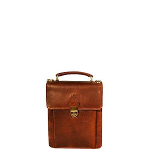 Mancini Leather Goods Buffalo Leather Unisex Bag with Back Organi 並行輸入品｜lucky39