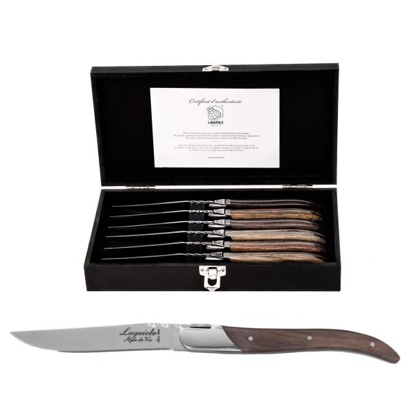 Laguiole Style de Vie Steak Knives, Luxury Line, 6...