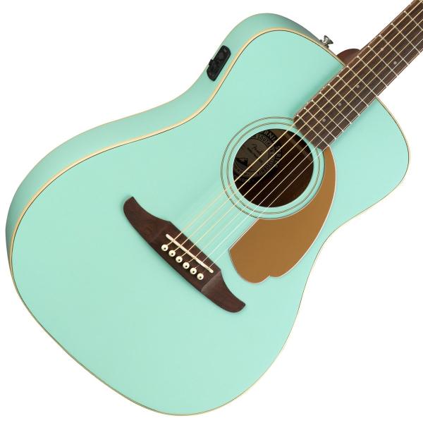 Fender エレアコ Malibu Player, Aqua Splash ソフトケース付属 Fe...